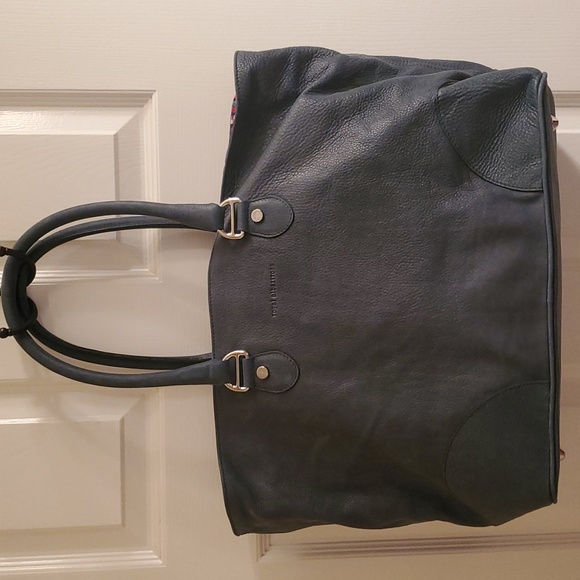 Royal Albartross Large Bag Purse Tote Deep Teal Green Leather New - Picture 8 of 12